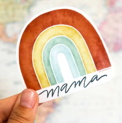 Rainbow Mama Love Sticker