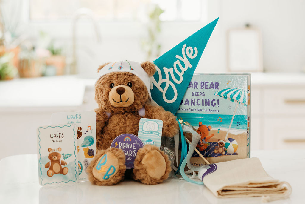 Beary Brave book & bear deluxe gift set