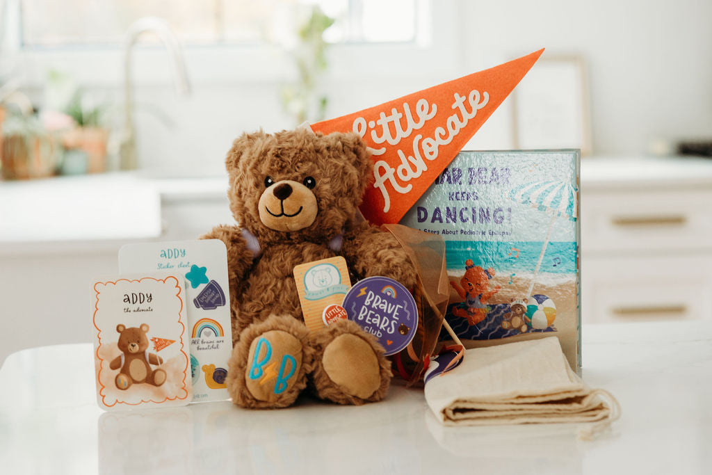 Little Advocate book & bear deluxe gift set