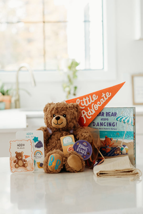 Little Advocate book & bear deluxe gift set