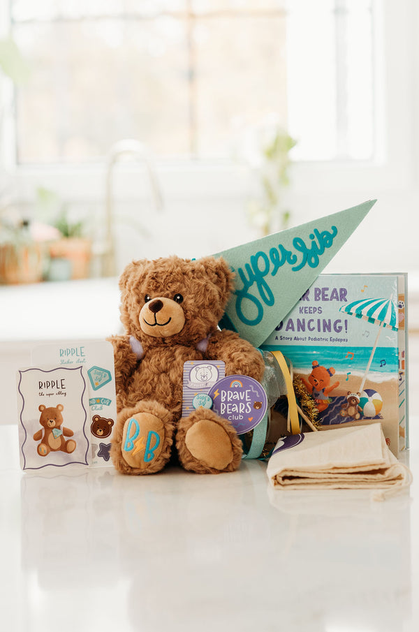 Super Sibling book & bear deluxe gift set