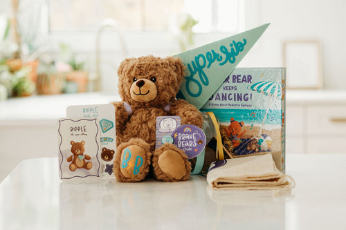 Super Sibling book & bear deluxe gift set