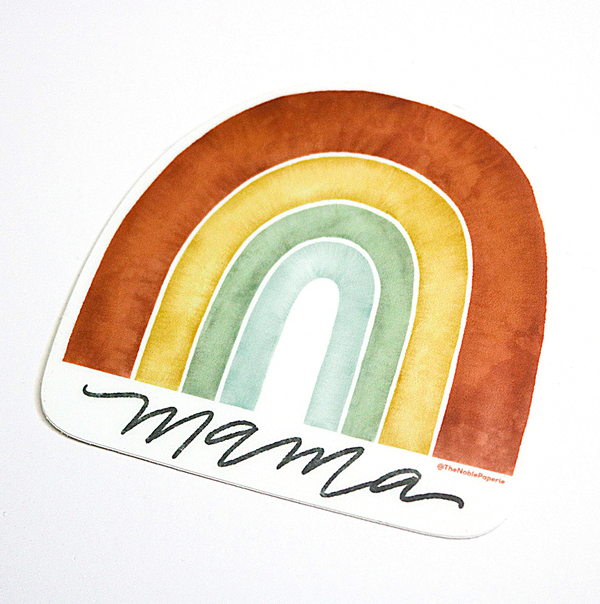 Rainbow Mama Love Sticker