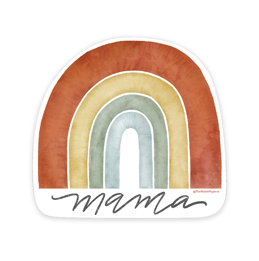 Rainbow Mama Love Sticker