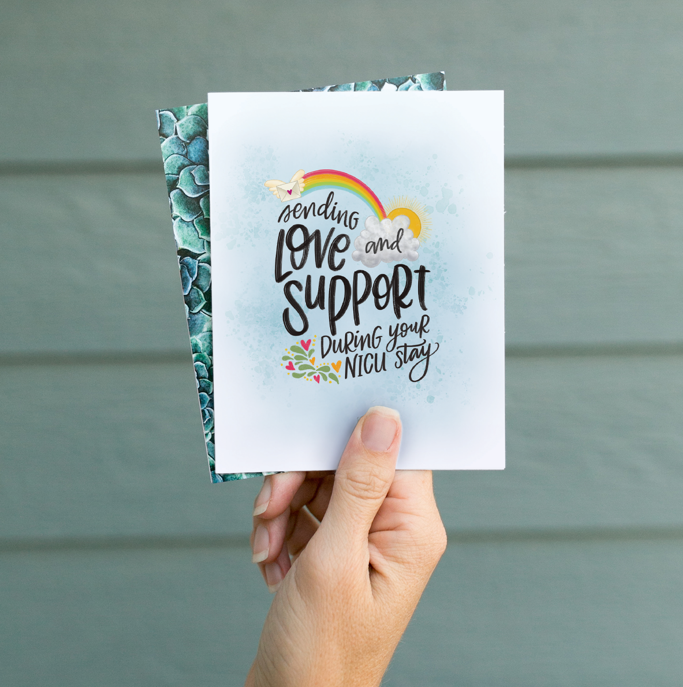 Love + Support | NICU Inspirational New Baby Support Card